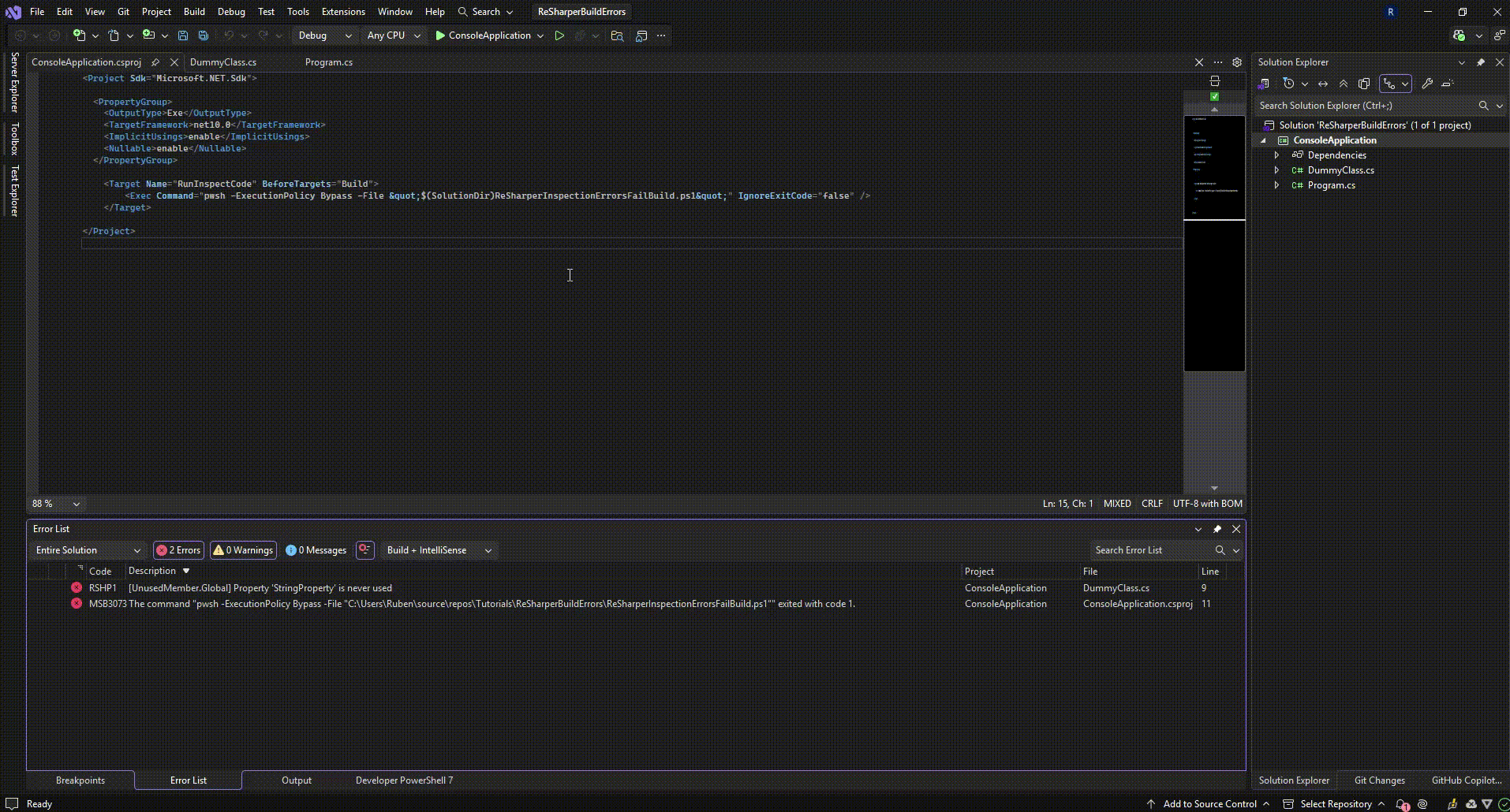 Build error GIF